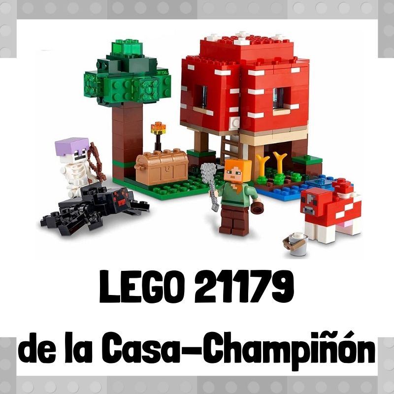 Lee más sobre el artículo Set de LEGO 21179 de La Casa-Champiñón de Minecraft