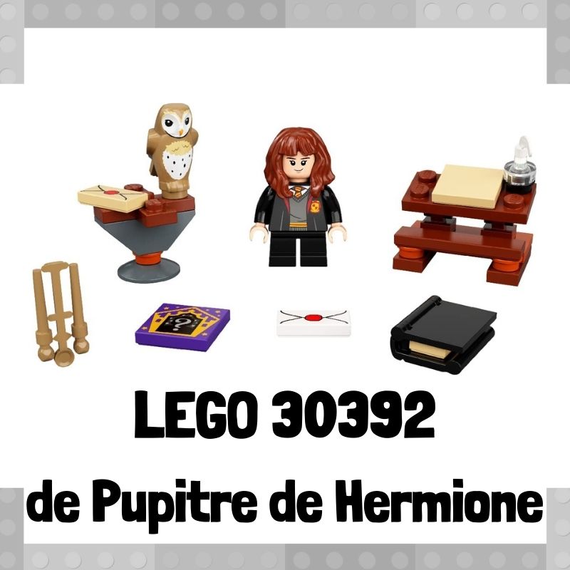 Lee mÃ¡s sobre el artÃ­culo Set de LEGO 30392 de Pupitre de Hermione de Harry Potter