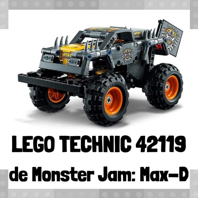Lee mÃ¡s sobre el artÃ­culo Set de LEGO 42119 de Monster Jam: Max-D de LEGO Technic