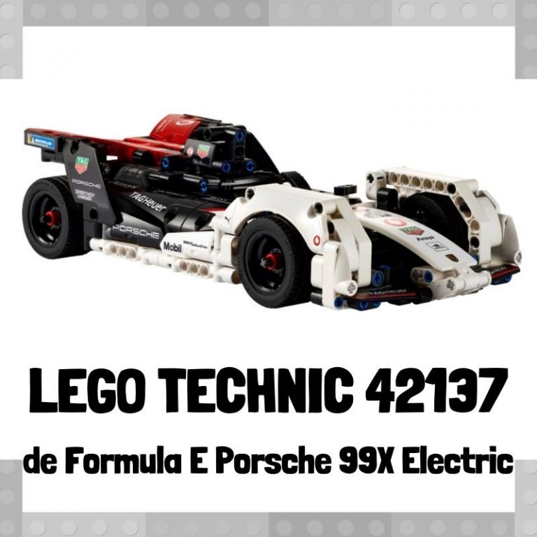 Lee mÃ¡s sobre el artÃ­culo Set de LEGO 42137 de Formula E Porsche 99X Electric de LEGO Technic