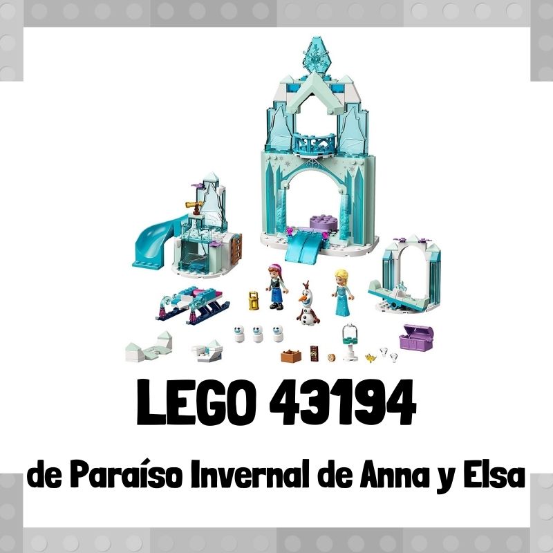 Lee mÃ¡s sobre el artÃ­culo Set de LEGO 43194 de ParaÃ­so invernal de Anna y Elsa de Frozen