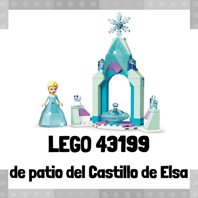Lee más sobre el artículo Set de LEGO 43199 de Patio del castillo de Elsa de Frozen