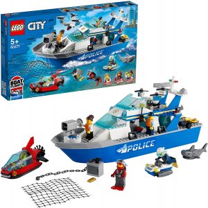 Lego 60277 De Barco Patrulla De Policía De Lego City