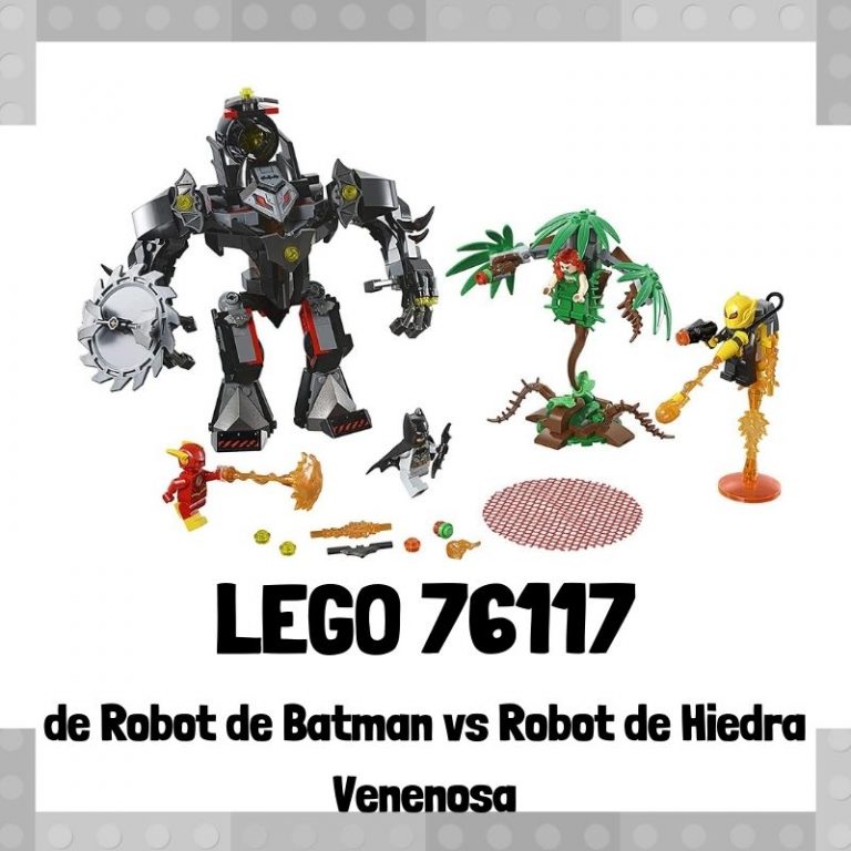 Lee más sobre el artículo Set de LEGO 76117 de Robot de Batman vs Robot de Hiedra Venenosa de DC