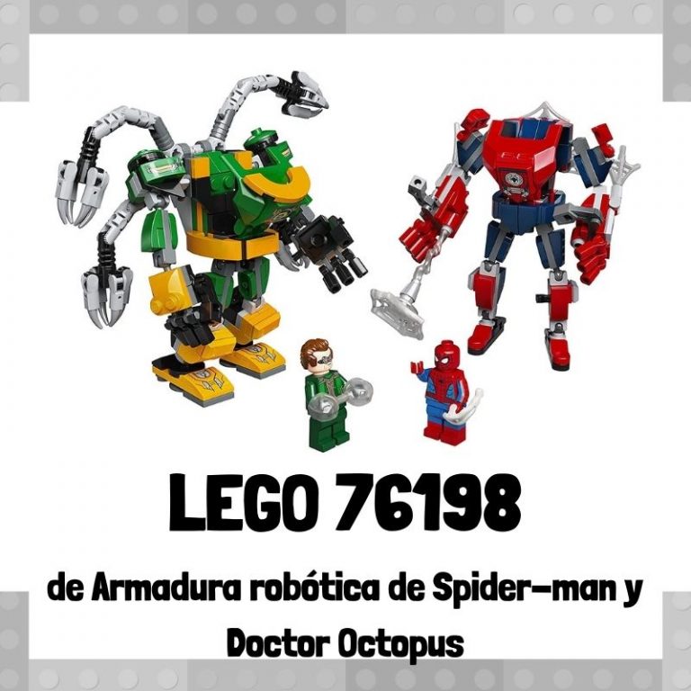 Lee mÃ¡s sobre el artÃ­culo Set de LEGO 76198 de Armadura robÃ³tica de Spider-man vs Doctor Octopus de Marvel