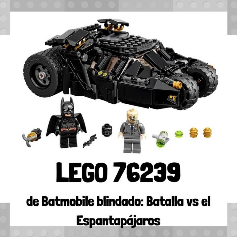 Lee más sobre el artículo Set de LEGO 76239 de Batmobile Blindado: Batalla contra el Espantapájaros de DC