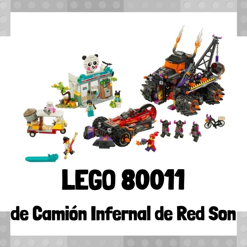Lee más sobre el artículo Set de LEGO 80011 de Camión Infernal de Red Son de Monkie Kid