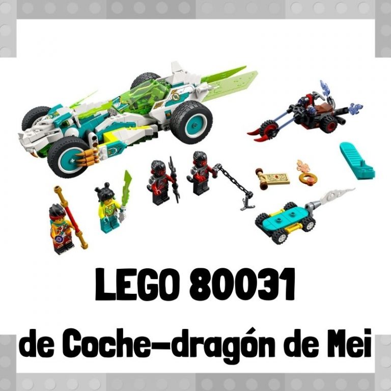 Lee mÃ¡s sobre el artÃ­culo Set de LEGO 80031 de Coche-DragÃ³n de Mei de Monkie Kid