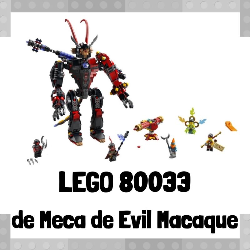 Lee más sobre el artículo Set de LEGO 80033 de Meca de Evil Macaque de Monkie Kid