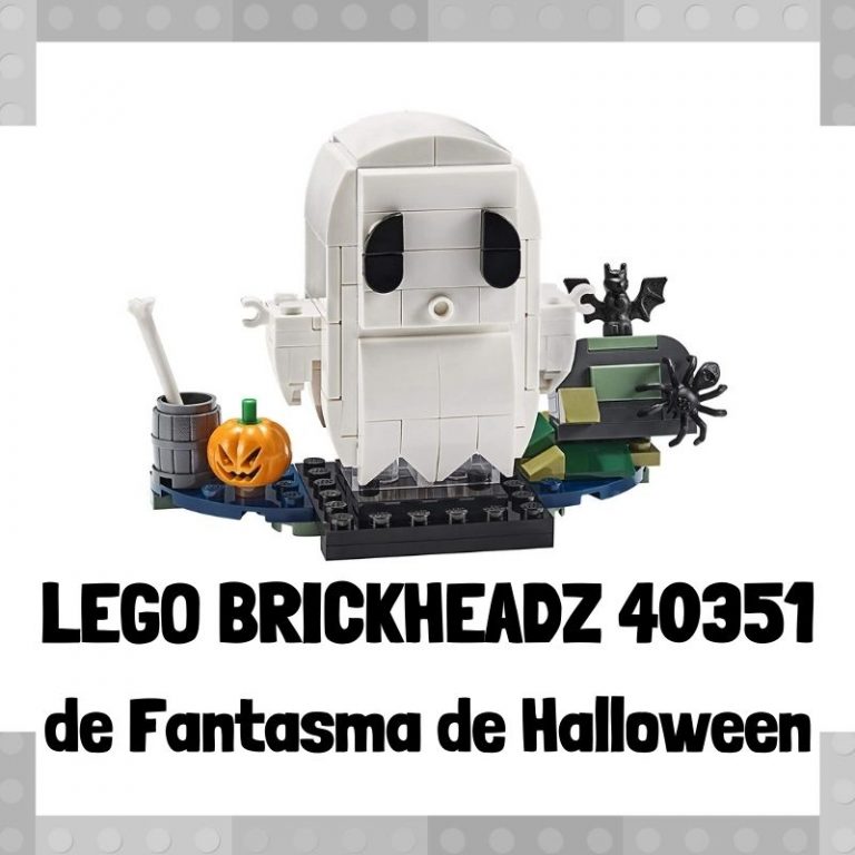 Lee mÃ¡s sobre el artÃ­culo Figura de LEGO Brickheadz 40351 de Fantasma de Halloween