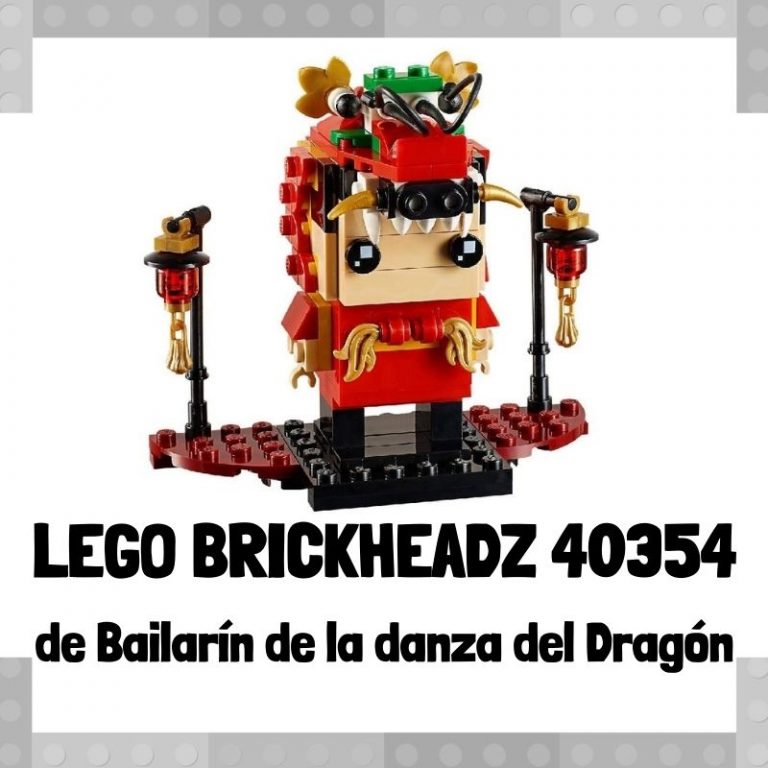 Lee más sobre el artículo Figura de LEGO Brickheadz 40354 de Bailarín de la danza del dragón