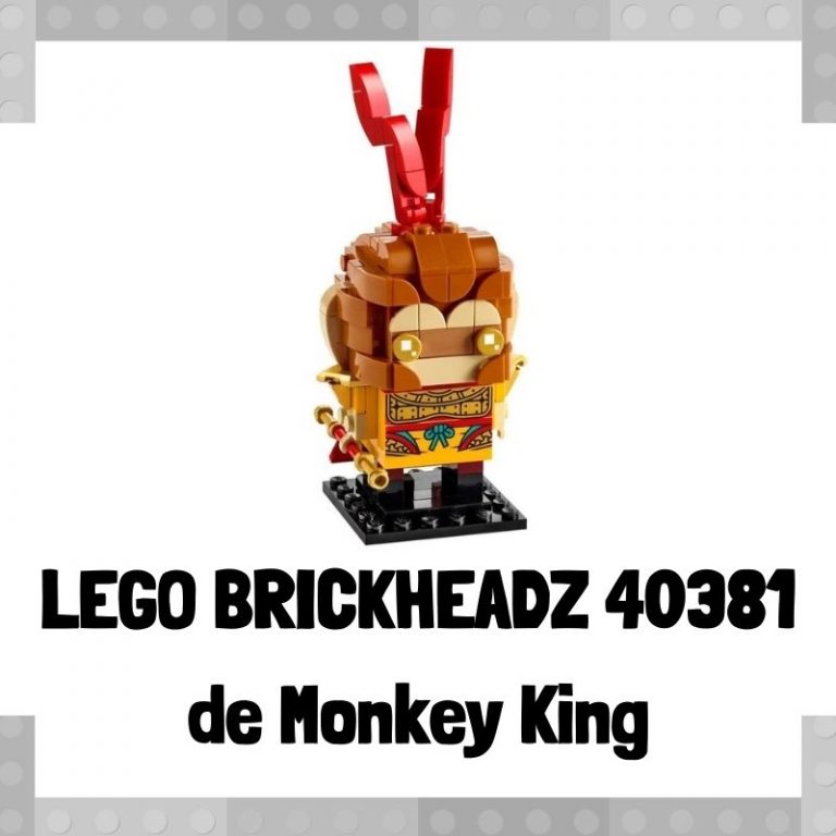 Lee mÃ¡s sobre el artÃ­culo Figura de LEGO Brickheadz 40381 de Monkey King