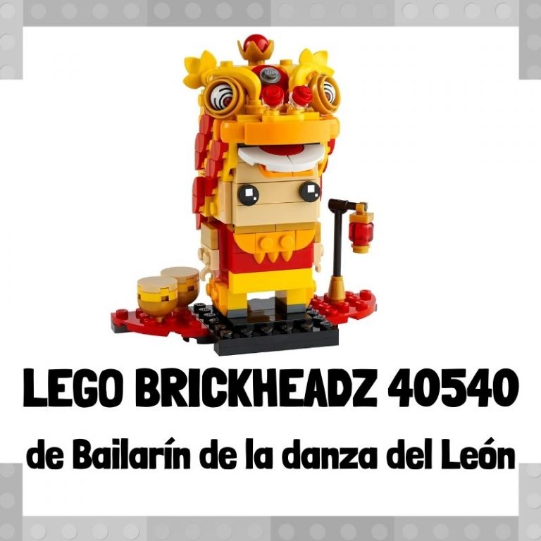 Lee mÃ¡s sobre el artÃ­culo Figura de LEGO Brickheadz 40540 de BailarÃ­n de la danza del leÃ³n
