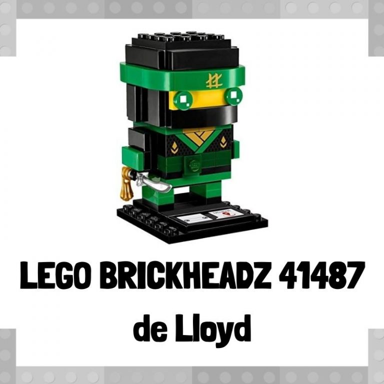 Lee m谩s sobre el art铆culo Figura de LEGO Brickheadz 41487 de Lloyd