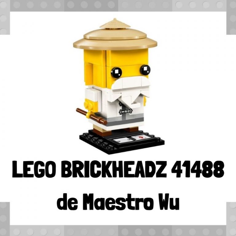 Lee m谩s sobre el art铆culo Figura de LEGO Brickheadz 41488 de Maestro Wu