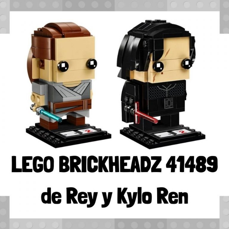 Lee m谩s sobre el art铆culo Figura de LEGO Brickheadz 41489 de Rey y Kylo Ren