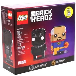 Lego Brickheadz 41493 De Black Panther Y Dr. Strange