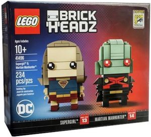 Lego Brickheadz 41496 De Supergirl Y El Detective Marciano