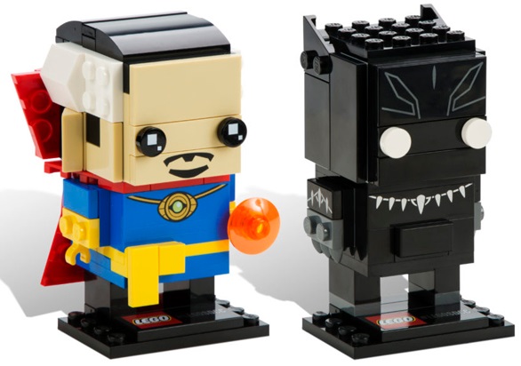 conformidad Terminología oro 🧱Figura de LEGO Brickheadz 41493 de Black Panther y Dr. Strange 🧱