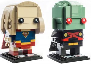 Lego Brickheadz De Supergirl Y El Detective Marciano Exclusivo 41496