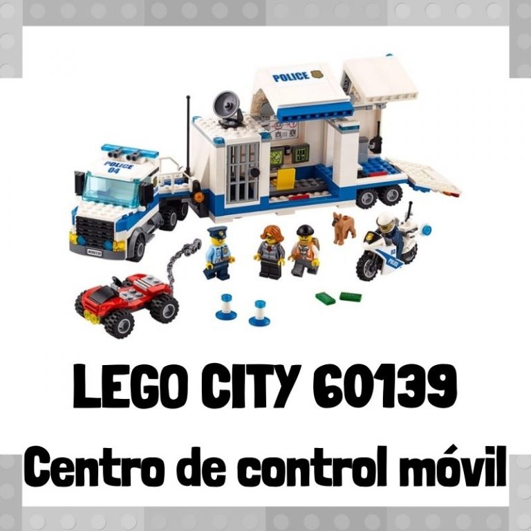Lee mÃ¡s sobre el artÃ­culo Set de LEGO City 60139 Centro de control mÃ³vil