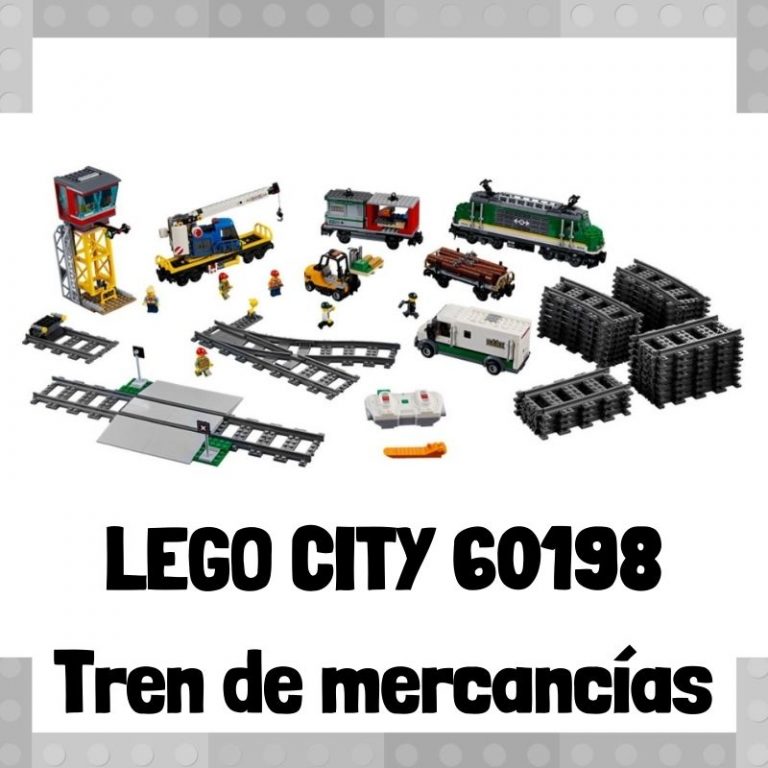 Lee más sobre el artículo Set de LEGO City 60198 Tren de mercancías