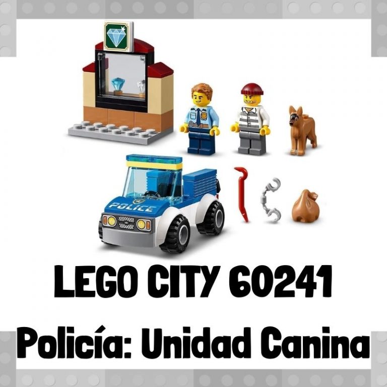 Lee más sobre el artículo Set de LEGO City 60241 Policía: Unidad canina