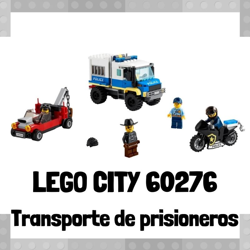 Lee mÃ¡s sobre el artÃ­culo Set de LEGO City 60276 Transporte de prisioneros de policÃ­a