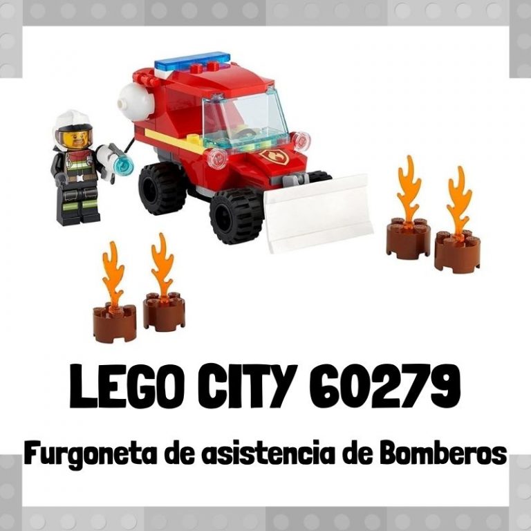 Lee más sobre el artículo Set de LEGO City 60279 Furgoneta de asistencia de Bomberos