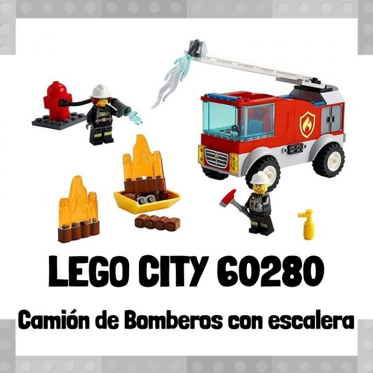 Lee mÃ¡s sobre el artÃ­culo Set de LEGO City 60280 CamiÃ³n de Bomberos con escalera