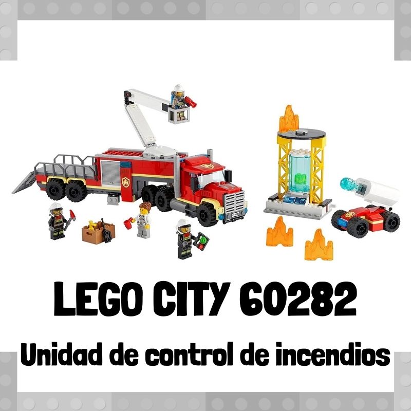 Lee mÃ¡s sobre el artÃ­culo Set de LEGO City 60282 Unidad de control de incendios