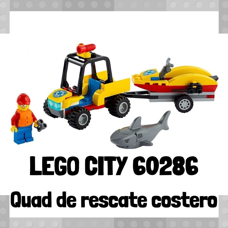 Lee mÃ¡s sobre el artÃ­culo Set de LEGO City 60286 Quad de rescate costero