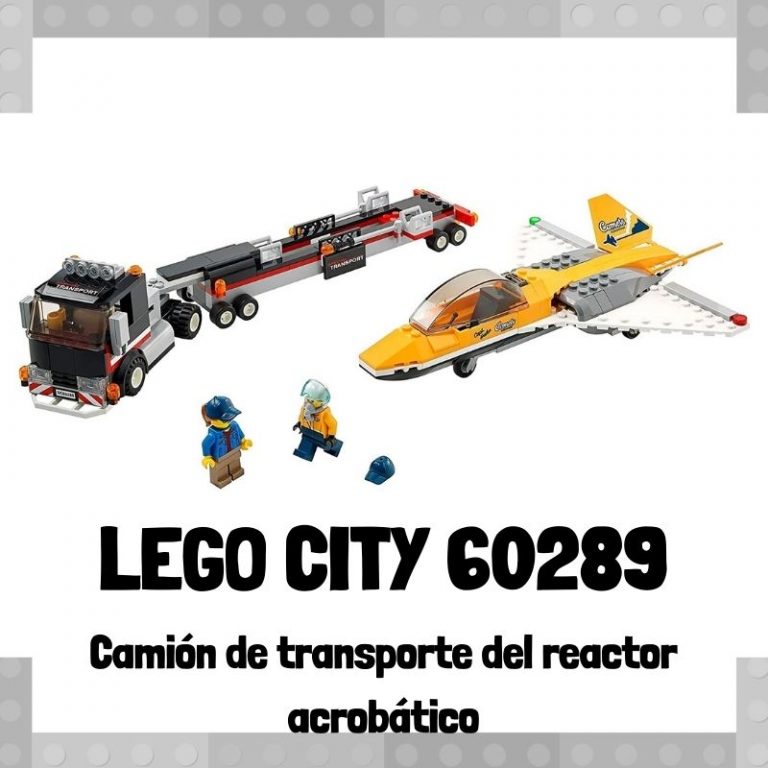 Lee mÃ¡s sobre el artÃ­culo Set de LEGO City 60289 CamiÃ³n de transporte del reactor acrobÃ¡tico