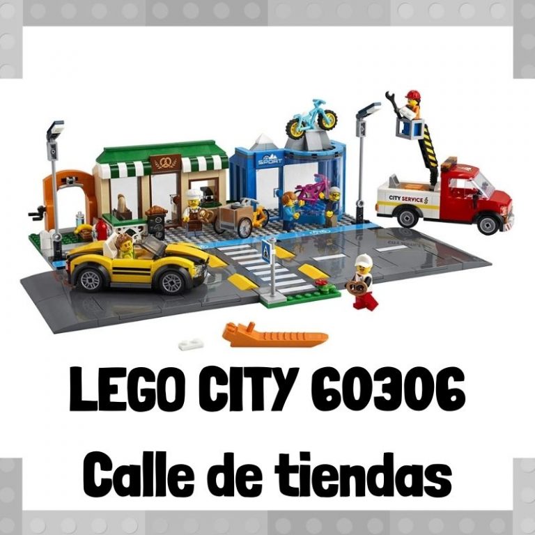 Lee m谩s sobre el art铆culo Set de LEGO City 60306 Calle de tiendas