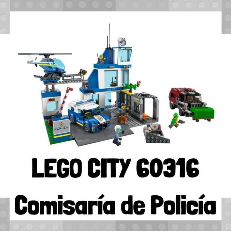 Lee más sobre el artículo Set de LEGO City 60316 Comisaría de Policía