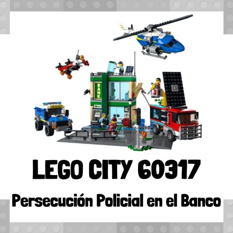 Lee más sobre el artículo Set de LEGO City 60317 Persecución policial en el banco