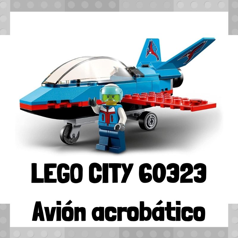 Lee mÃ¡s sobre el artÃ­culo Set de LEGO City 60323 AviÃ³n acrobÃ¡tico