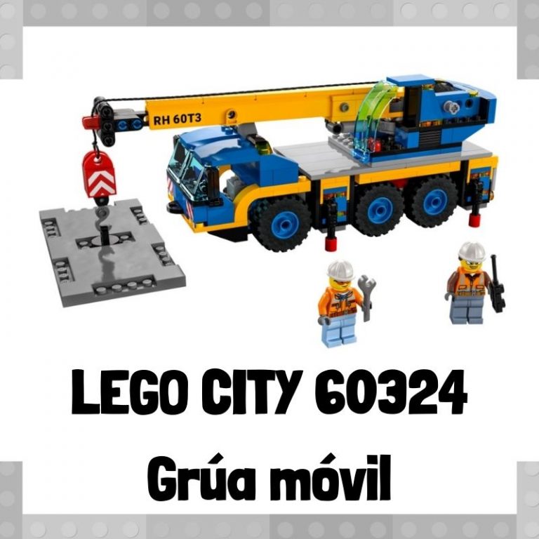 Lee mÃ¡s sobre el artÃ­culo Set de LEGO City 60324 GrÃºa MÃ³vil