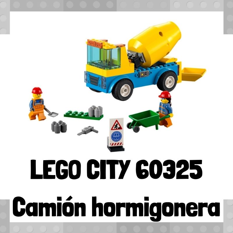 Lee más sobre el artículo Set de LEGO City 60325 Camión hormigonera