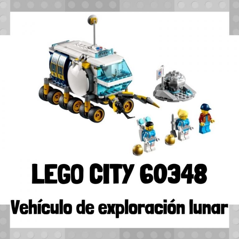 Lee mÃ¡s sobre el artÃ­culo Set de LEGO City 60348 VehÃ­culo de exploraciÃ³n lunar