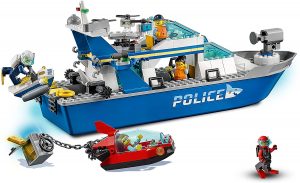 Lego City Barco Patrulla De PolicÃ­a 60277 3
