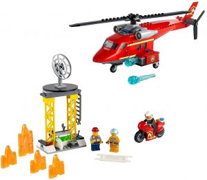 Lego City Helicóptero De Rescate De Bomberos 60281 2