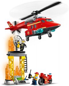 Lego City Helicóptero De Rescate De Bomberos 60281