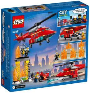 Lego City Helic贸ptero De Rescate De Bomberos 60281 3