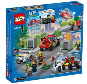 Lego City Rescate De Bomberos Y Persecuci贸n Policial 60319 3