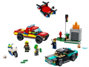 Lego City Rescate De Bomberos Y Persecuci贸n Policial 60319
