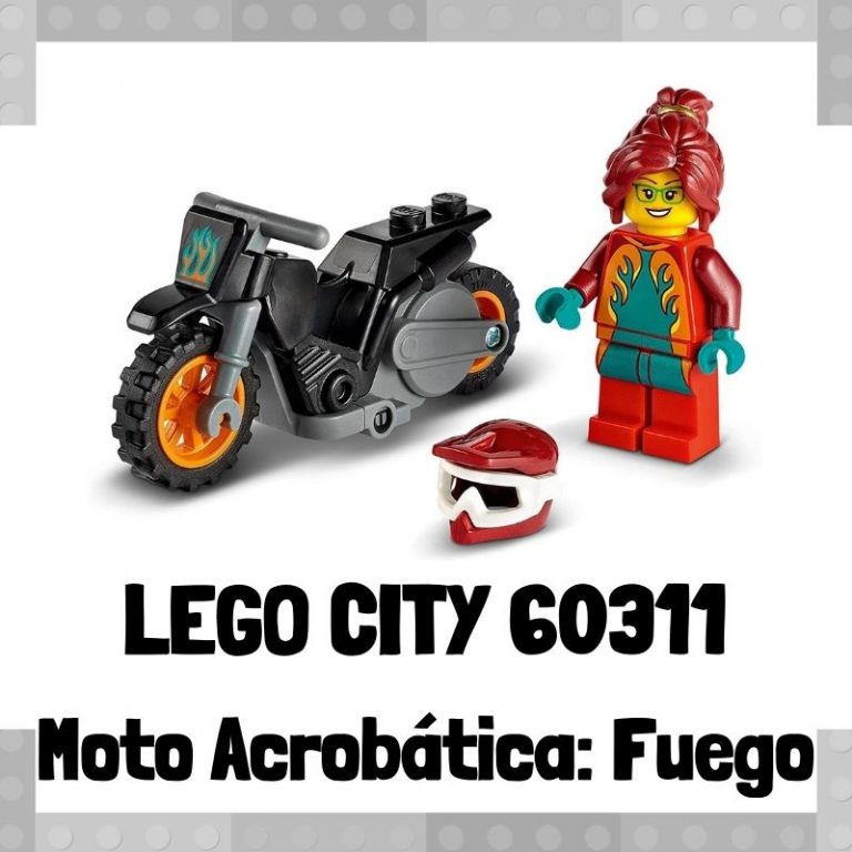 Lee más sobre el artículo Set de LEGO City 60311 Stuntz Moto Acrobática: Fuego
