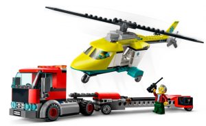 Lego City Transporte Del Helic贸ptero De Rescate 60343 2