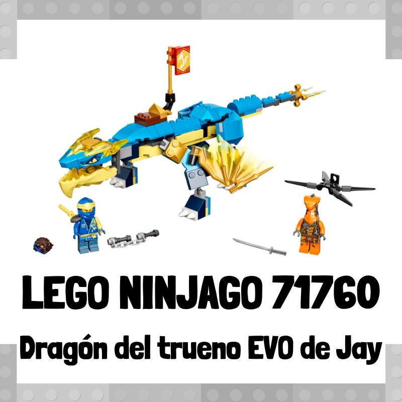 Lee más sobre el artículo Set de LEGO 71760 de Dragón del trueno EVO de Jay de LEGO Ninjago