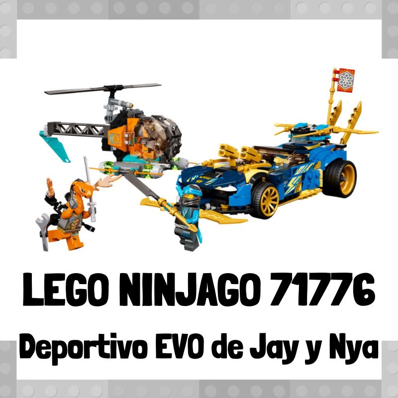 Lee mÃ¡s sobre el artÃ­culo Set de LEGO 71776 de Deportivo EVO de Jay y Nya de LEGO Ninjago